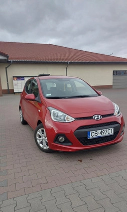Hyundai i10 cena 28400 przebieg: 45000, rok produkcji 2014 z Bydgoszcz małe 352